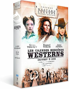 Westerns: The Great Heroines | Belle Starr / 100 Rifles / Cat Ballou  |   DVD
